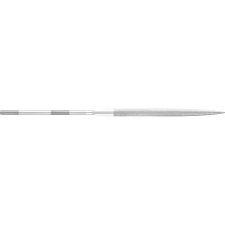 PFERD 6-1/4" Half Round Needle File - Knurled Handle, Cut 2 12057